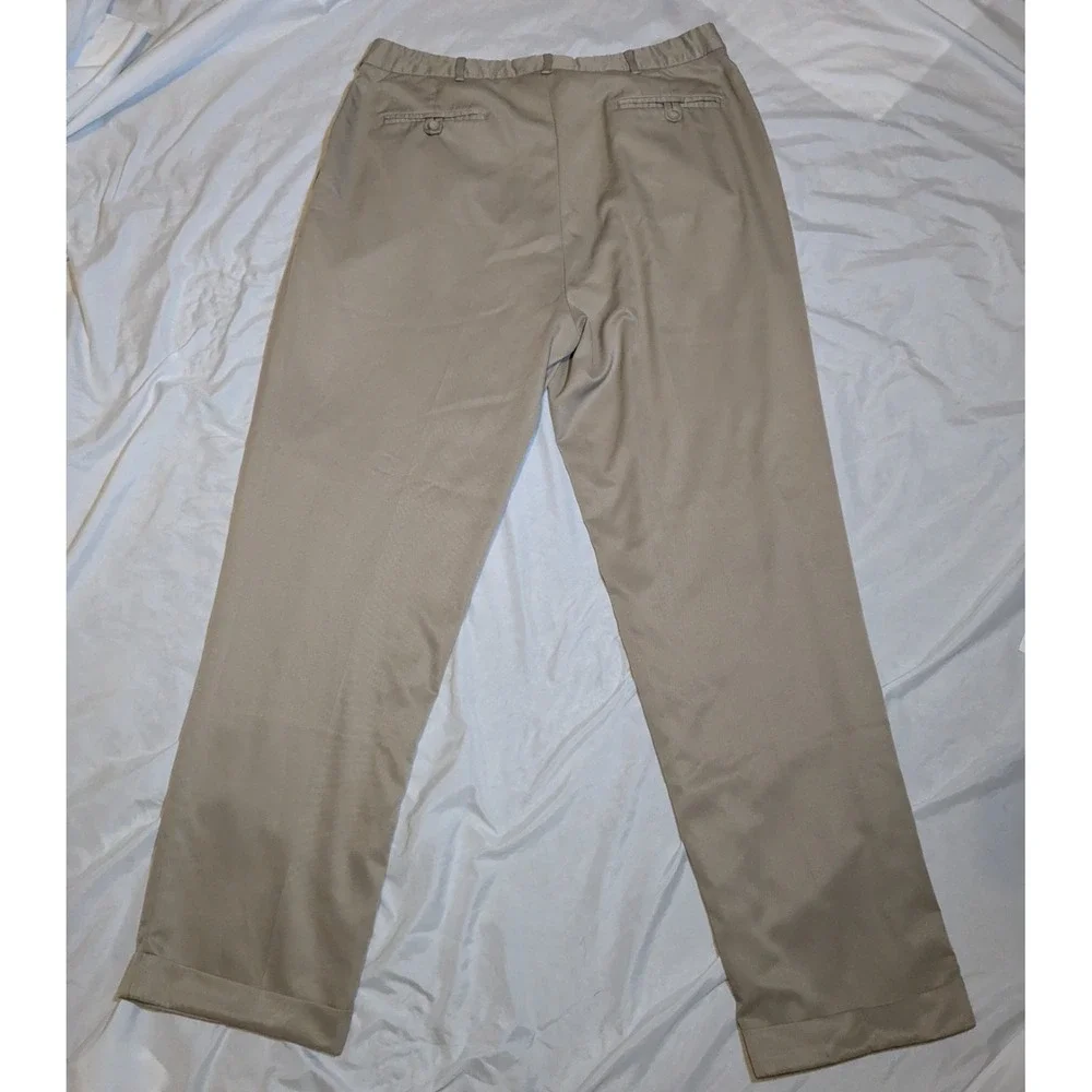 Polo By Ralph Lauren Men's Khaki Dress Pants Missing Size Tag‎ See Description